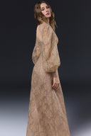 Jadeline Lace Silk Maxi Dress for women, from JOSEPHINE, The Viet Concept 