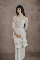 Vivienne Taffeta Midi Dress for women, from WHITE PLAN, The Viet Concept 