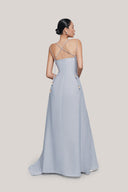 Bich Tuyen A-line Spaghetti Strap Silk Organza Floor Length Dress for women, from TINH, The Viet Concept