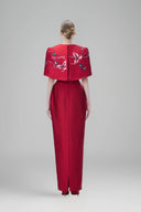 Crimson Cosmos Gown for women, from Tiny Ink, The Viet Concept 