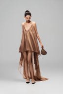 Brown Crystal Handbag for women, from Pham Studio. The Viet Concept 