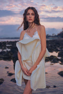 The Bird Convertible Halter Chiffon Cocktail Dress for women, from LINH PHUNG, The Viet Concept
