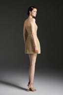Crystal Waist Floral Mesh Lace Corset Bell Mini Dress for women, from IHF STUDIO, The Viet Concept 