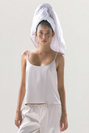 White Sabine Elegant Satin Set for women, from Huelley Huelley, The Viet Concept 