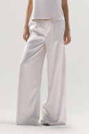 White Sabine Elegant Satin Set for women, from Huelley Huelley, The Viet Concept 