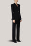 Madarin Structured Lapelless Twill Blazer for women, from HOBB, the Viet Concept 