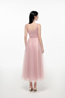 Harmony Sculpted Waist Midi Dress for women, from JOSEPHINE, The Viet Concept 