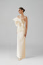 White Divine Petal Top for women, from LINH DOAN, The Viet Concept