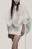 Carp Blouson Boat Neck Chiffon Mini Dress for women, from DAS LA VIE, The Viet Concept 