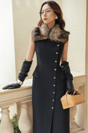Black Hourglass Midi Dress for women, from HOBB, The Viet Concept 