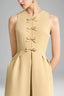 Amaryllis Slit Bow Polyester Floor Length Top for women, from Maison Des Copains, The Viet Concept 