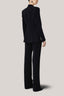 Madarin Structured Lapelless Twill Blazer for women, from HOBB, the Viet Concept 