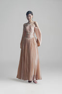 LINH PHUNG • Harley Couture Off-Shoulder Chiffon Maxi Dress
