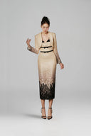 Elysian Bow Crepe Maxi Dress for women, from DO LONG, The Viet Concept 