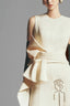 Espinoza Sheath Stone Polyester Midi Dress for women, from Maison Des Copains, The Viet Concept