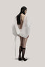 Carp Blouson Boat Neck Chiffon Mini Dress for women, from DAS LA VIE, The Viet Concept 