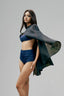Lustrous Abyss Set With Bikini & Cape for women, from exy M, The Viet Concept 