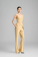 Esteban Bodycon V-Neck Polyester Top for women, from Maison Des Copains, The Viet Concept 