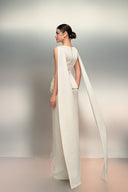 Salma Pearl Embellished Silk Taffeta Evening Gown for women, from 21SIX, The Viet Concept