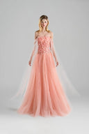 Blush Étoile Sequin Tulle Princess Gown for women, from MADDY HATES ROSE, The Viet Concept