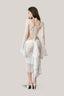 White Donna Del Mare Stretch Lace Set for women, from La Vierge, The Viet Concept 