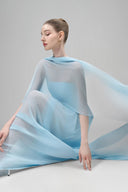 Marivelle Sheath Scarf Neck Chiffon Floor Length Dress for women, from Maison Des Copains, The Viet Concept 