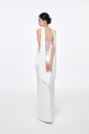JOSÉPHINE • Collette Ivory Satin Corset Gown Set - The Viet Concept