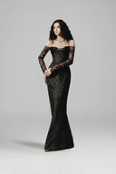Tame Lumière Glitter Tulle Lace Evening Gown for women, from JOSEPHINE, The Viet Concept