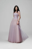 Serena Ethereal Tulle Cape A-Line Evening Gown for women, from JOSEPHINE, The Viet Concept