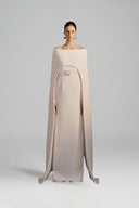 HA THANH VIET • Legacy Draped Maxi Dress in Premium Poly Knit