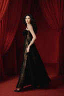 Calla 3D Floral Lace Corset Tulle Evening Gown for women, from JOSEPHINE, The Viet Concept