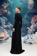 Celestine Crystal Crepe Evening Gown for women, from 21SIX, The Viet Concept