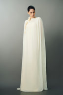 EEGEN STUDIO • Nayla Chiffon Cape Maxi Dress