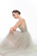 LUCILLA • Finn Ribbon-Embellished Tulle A-Line Evening Gown