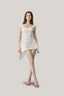 White Julietta Lace Mini Dress for women, from La Vierge, The Viet Concept 