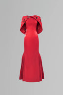 Song of Freedom Gown in Red for women, from Tiny Ink, The Viet Concept