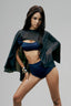 Lustrous Abyss Set With Bikini & Cape for women, from exy M, The Viet Concept 