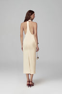 Cream & Red Calista Maxi Dress for woman, from POEM, The Viet Concept