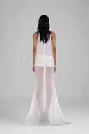 White Serena Sleeveless Maxi Dress for women, from Huellley Rose, The Viet Concept 