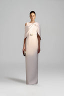 HA THANH VIET • Pernella Luxury White Poly Maxi Dress