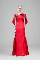 Song of Freedom Gown in Red for women, from Tiny Ink, The Viet Concept