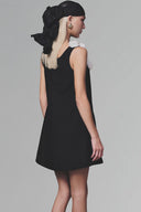 Black Rosellia Mini Dress for women, from Keira Tong, the Viet Concept