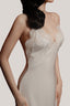 White Pura Embroidered Bust With Lace Nightgown for women, from DORO, The Viet Concept 