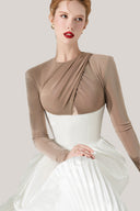 Poise Long Sleeve Pleated Dress for women, from Calista, The Viet Concept 