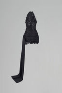 Éclipse Jardin Embellished Lace Halter Mini Dress for women, from IHF STUDIO, The Viet Concept