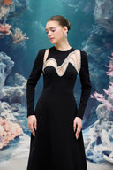 Celestine Crystal Crepe Evening Gown for women, from 21SIX, The Viet Concept
