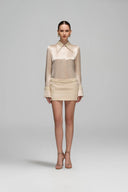Celestia Crystal Low-Rise Mini Skirt for women, from IHF STUDIO, The Viet Concept 