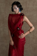 AN HERITAGE • La Joconde de l’Orient Chiffon Gown Set