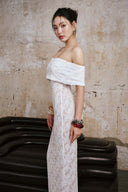 Aurelia Crystal Whisper Crepe Dress for women, from DO LONG, The Viet Concept 