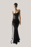 Black Polka Maxi Dress for women, from Huelley Rose, The Viet Concept